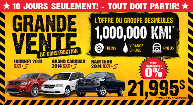 promotion dodge grand caravan 2014