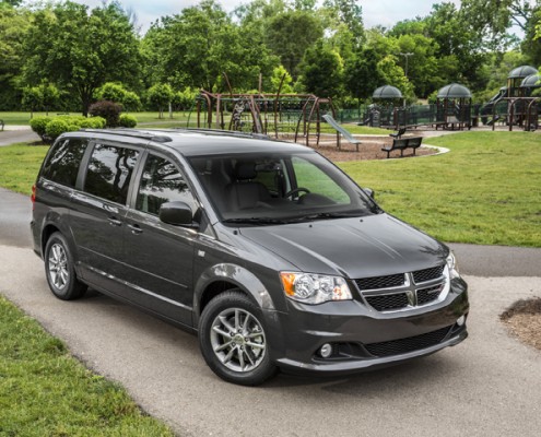 Dodge Grand Caravan 2015 - montréal & laval - exterieur gris calandre avant