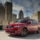Dodge Grand Caravan 2016 - montréal & laval - exterieur rouge profil Dodge Grand Caravan 2016 - montréal & laval - exterieur rouge profil
